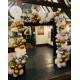 Golden and White Birthday Decoration Golden and White Birthday Decoration