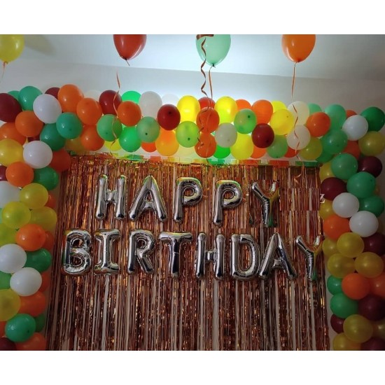 Multi Colour Birthday Decor