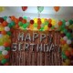 Multi Colour Birthday Decor