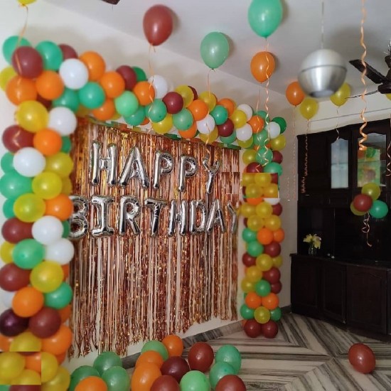 Multi Colour Birthday Decor