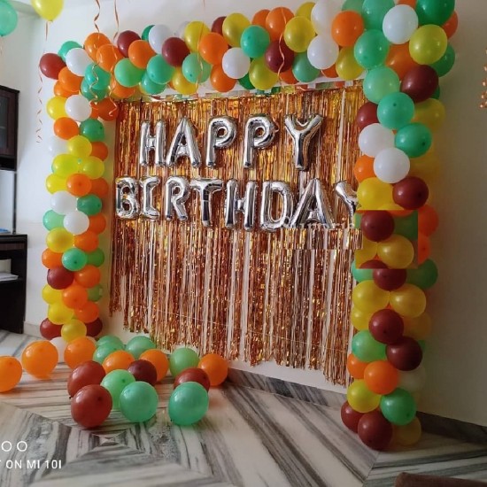Multi Colour Birthday Decor Multi Colour Birthday Decor