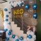 Blue and White Birthday Decorration Blue and White Birthday Decorration