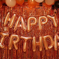 Rose Gold Birthday Theme Decoration 