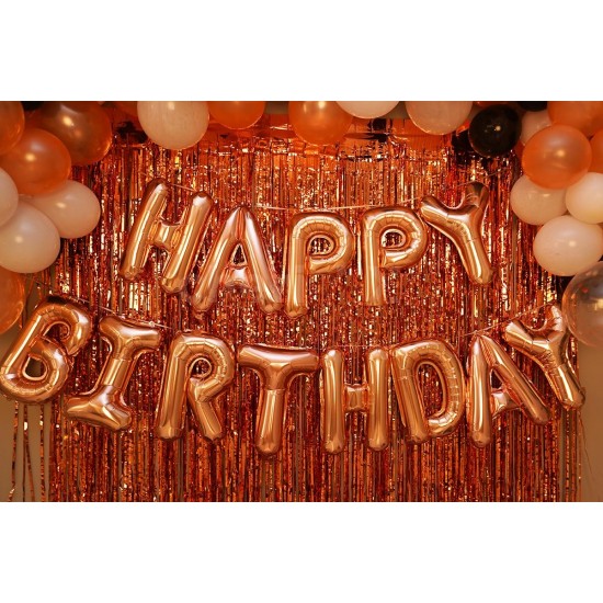 Rose Gold Birthday Theme Decoration Rose Gold Birthday Theme Decoration