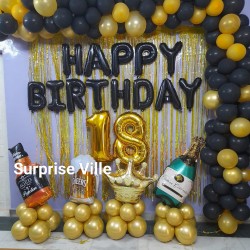 Black and Golden Decoration