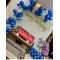 Blue and Silver Birthday Decoration