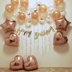 Confetti Semi Arch 