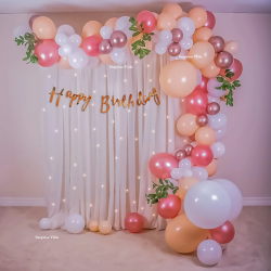 Pastel Peach Backdrop