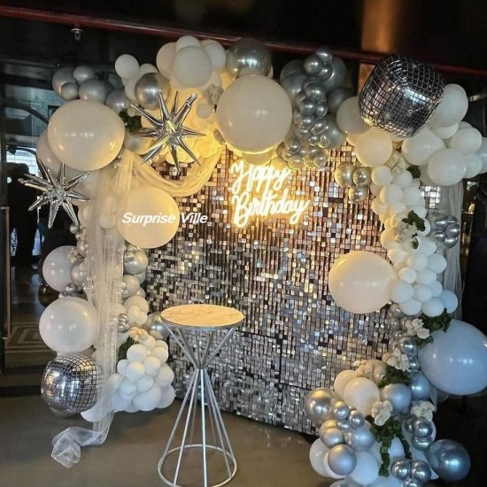 Silver Panel Decor Silver Panel Decor