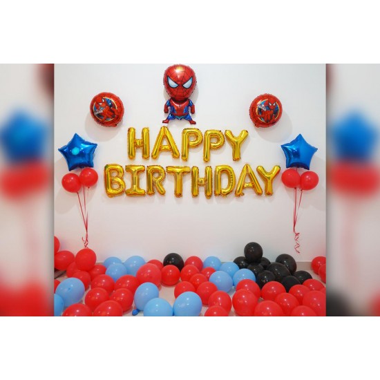 Spider Man Theme Birthday Decoration