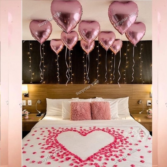 Rose Gold Heart Decoration Rose Gold Heart Decoration