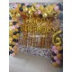 Golden and Pink Birthday Decoration Golden and Pink Birthday Decoration