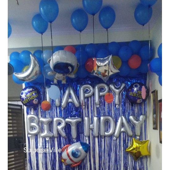 Astronaut Theme Birthday Decoration