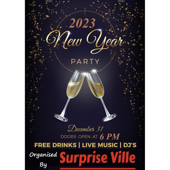 Couple Ticket - New Year Party In Delhi 2023 (Kalindi Kunj) + IMFL