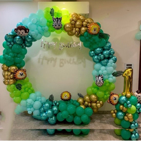 Green Balloons Birthday Ring Green Balloons Birthday Ring
