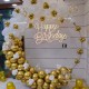 Elegant White and Golden Ring Decoration Elegant White and Golden Ring Decoration