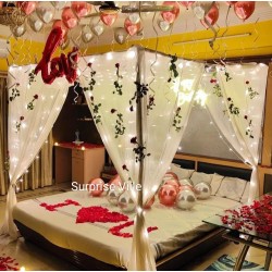 Romantic First Night Flowers Decoration