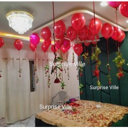 Romantic Decoration with Rose Hanging