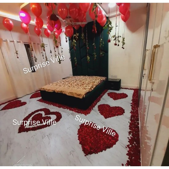 Romantic Decoration with Rose Hanging Romantic Decoration with Rose Hanging