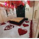 Romantic Decoration with Rose Hanging Romantic Decoration with Rose Hanging