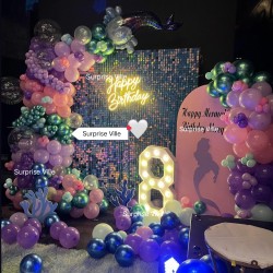 Mermaid Sequin Panel Decoration 