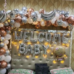 Baby Welcome Chrome Backdrop