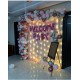 Welcome Baby Backdrop With Curtain Welcome Baby Backdrop With Curtain