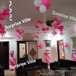 Welcome Baby with Flowers Decoration