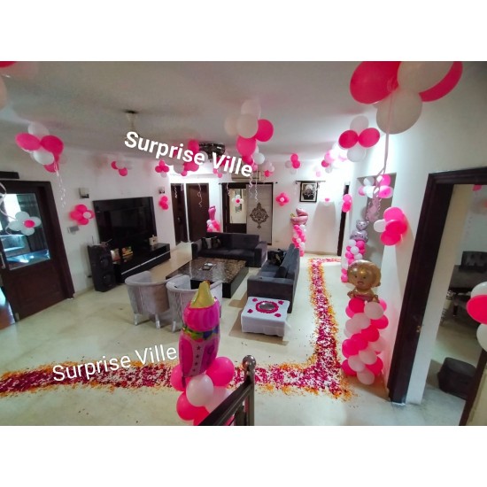 Welcome Baby with Flowers Decoration Welcome Baby with Flowers Decoration