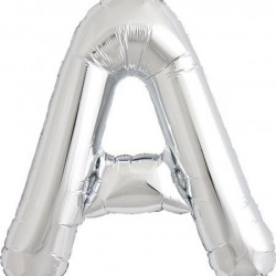 English Alphabet, Letters A-Z and Numbers 0-9 in 16 inch Golden foil Balloons 