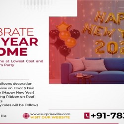 New Year Decoration At Home Or Your Place